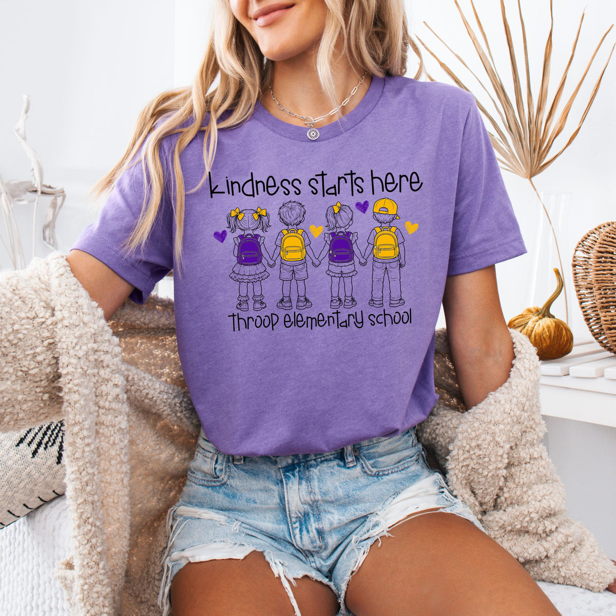 Throop Kindness Starts Here T-shirt