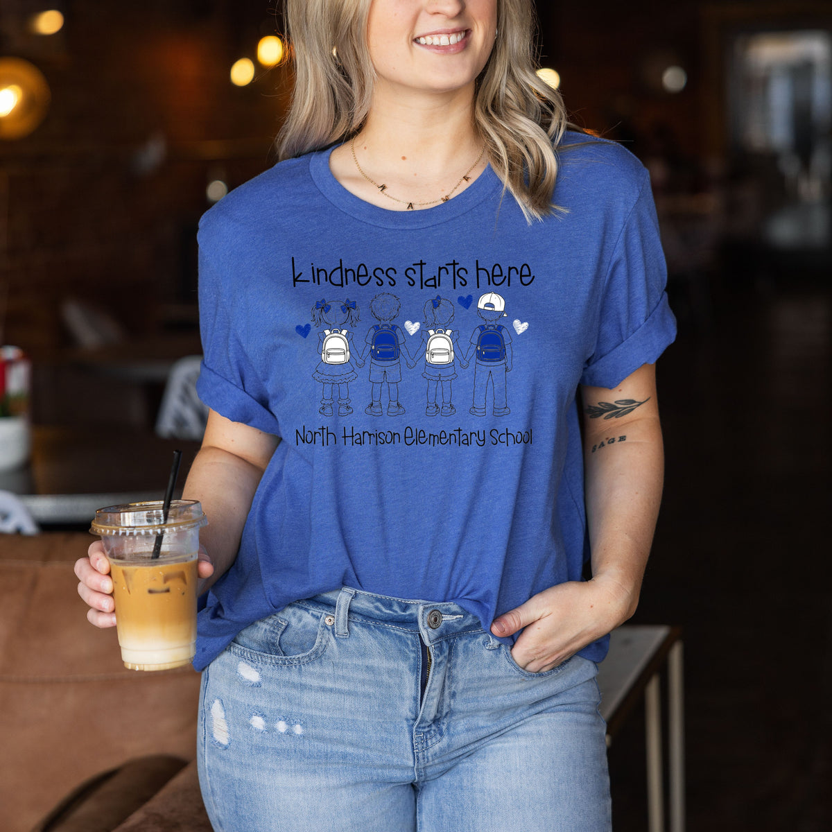 North Harrison Elementary  Kindness Starts Here T-shirt