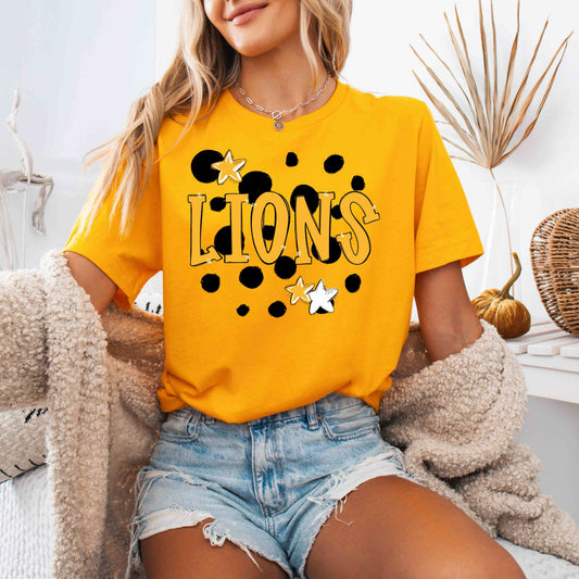 Dots and Stars Customized Spirit Wear