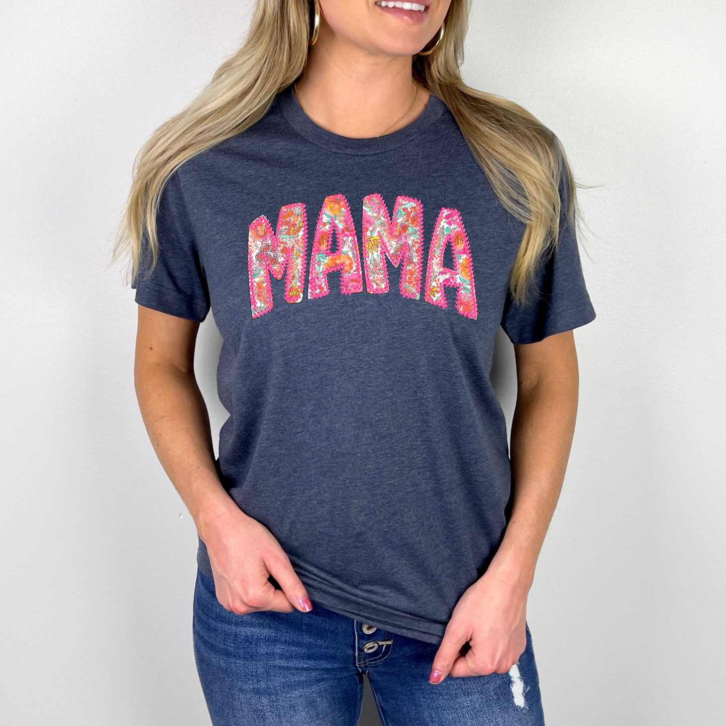 Mama Faux Embroidery