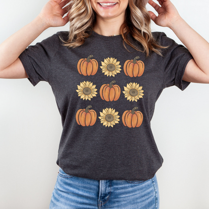 Pumpkins and Sunflowers Shirt