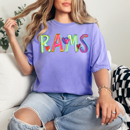 Rams Cheery Letter T-shirt