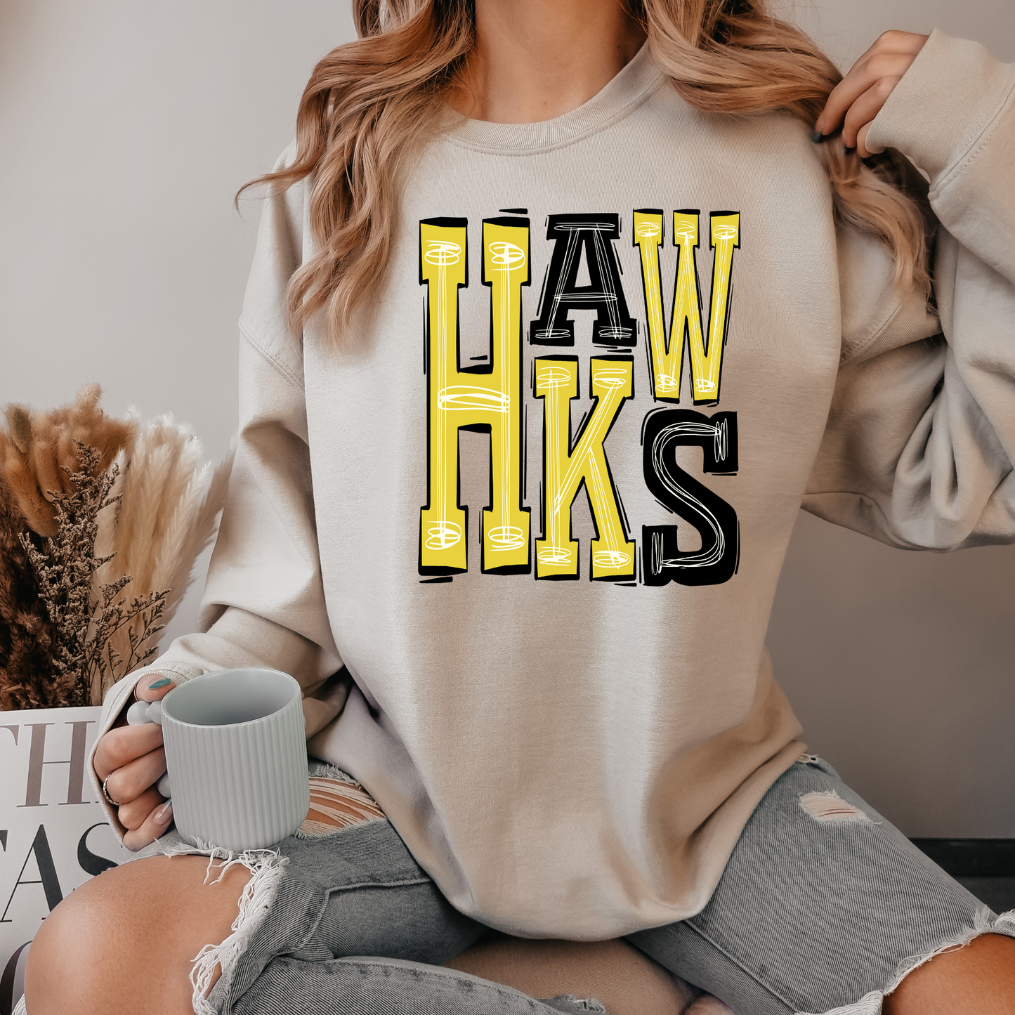 Hawks Boho Sweatshirt