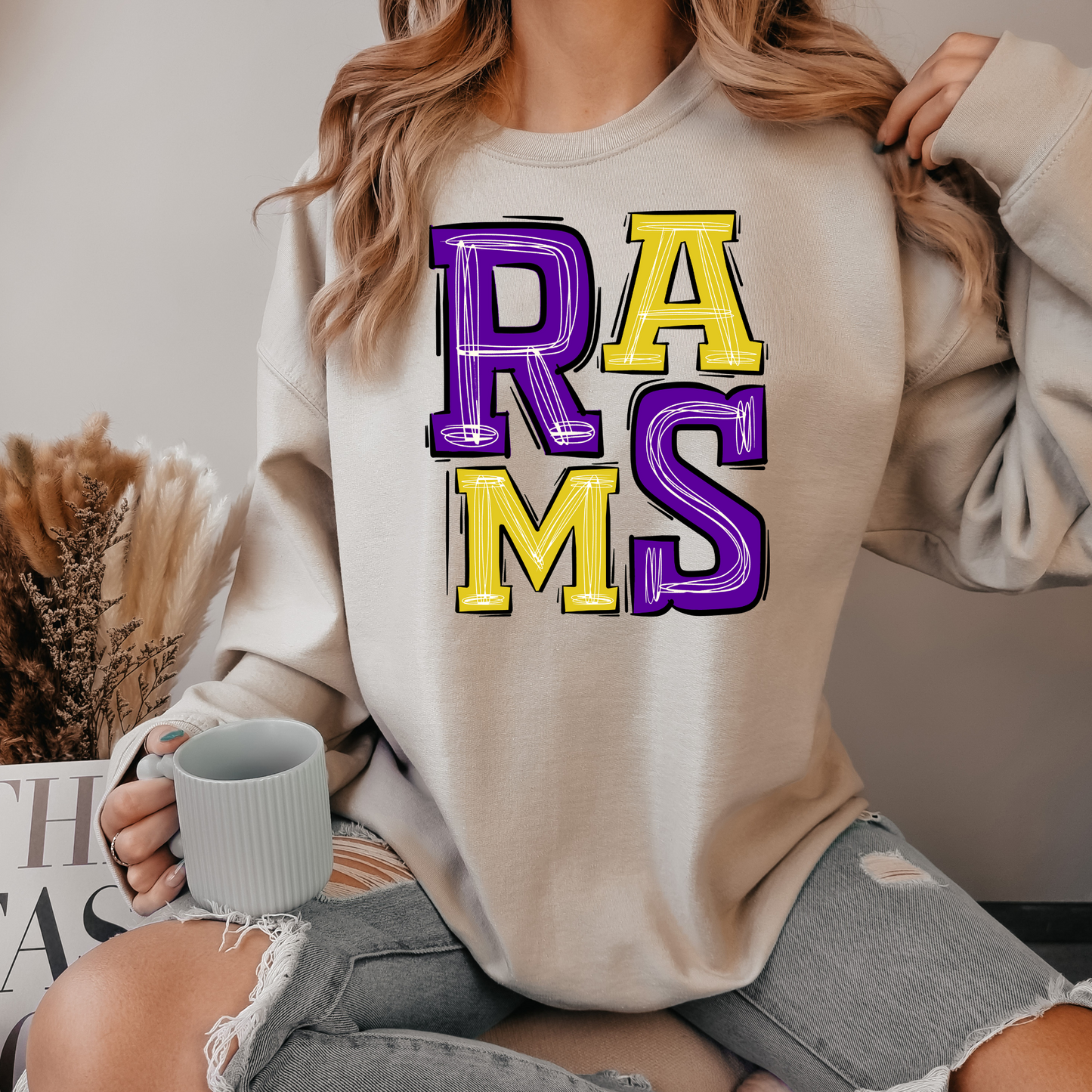 Rams Boho Sweatshirt