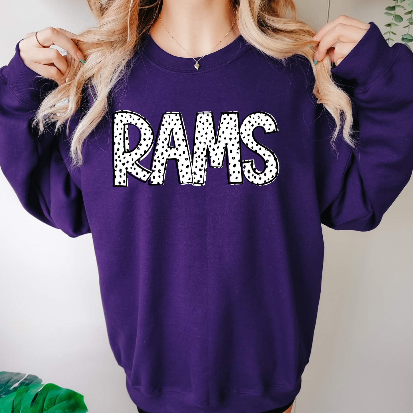 Rams Polka Dot Sweatshirt