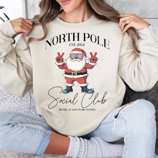 North Pole Santa Gildan