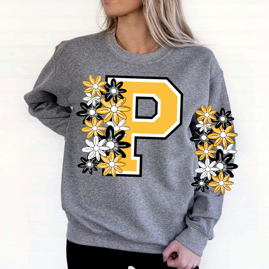 Panthers Floral Sweatshirt