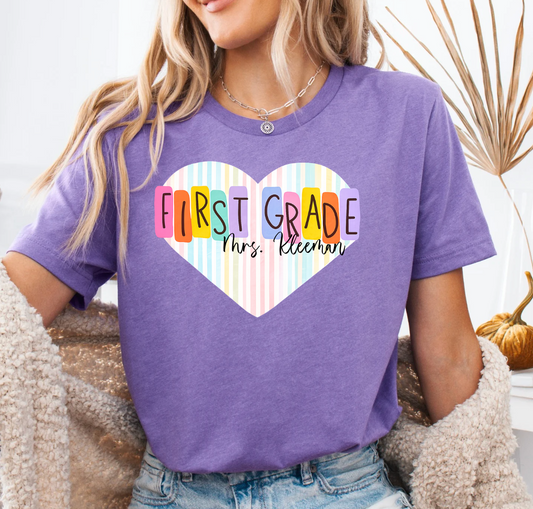 First Grade Teacher Shirts