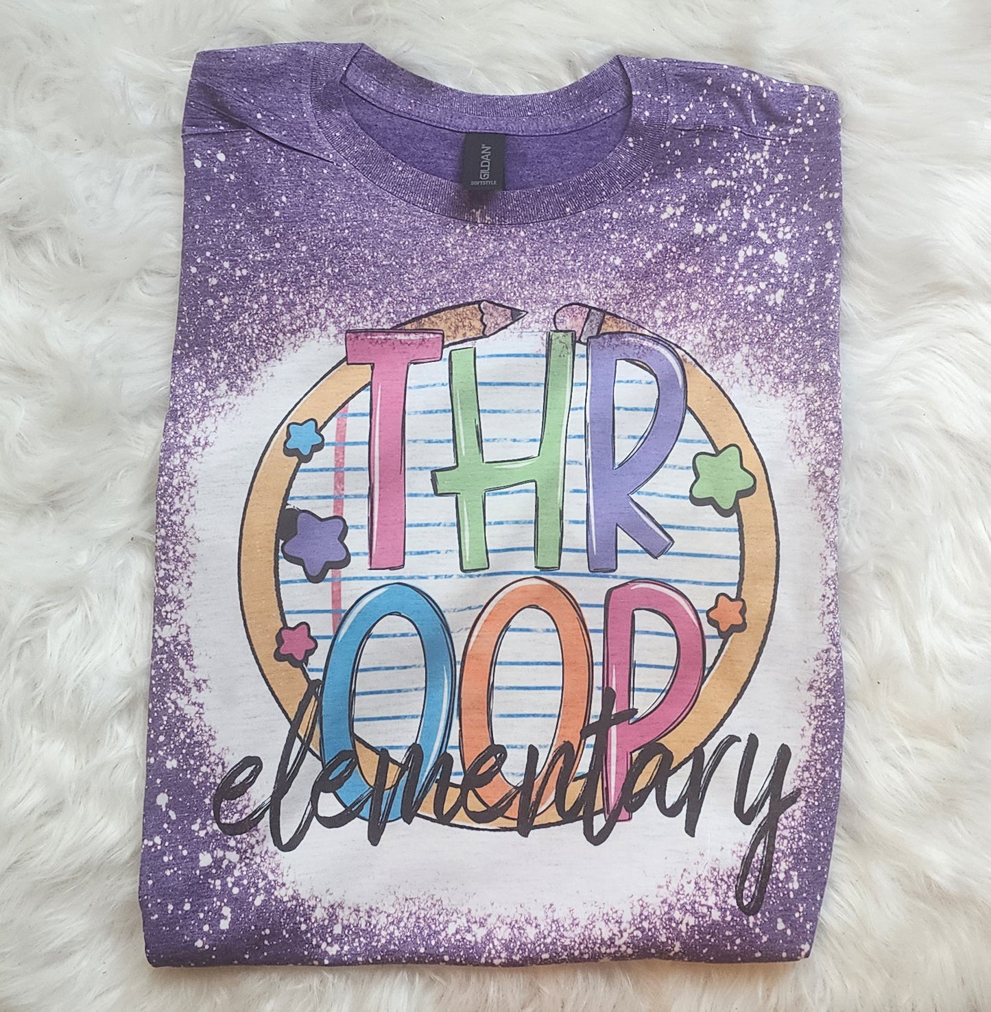 Throop Elementary Bleached T-shirt