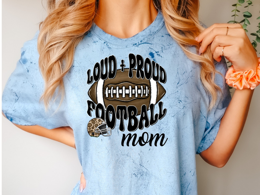 Loud and Proud Football Mom