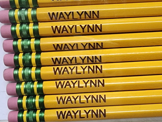 Custom Name Pencils