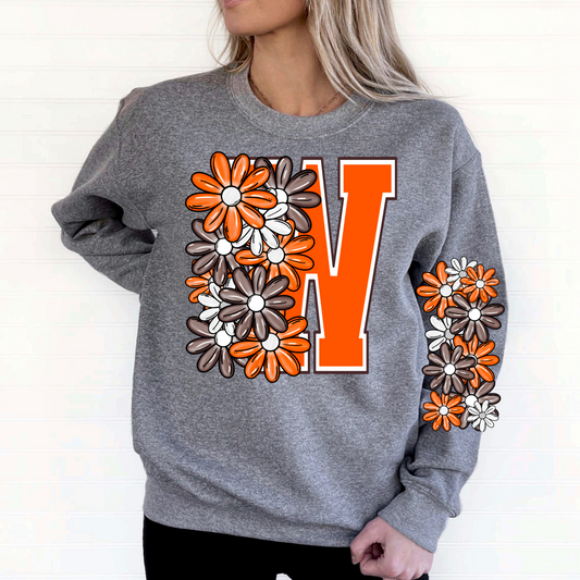 Wolfpack Floral Sweatshirt