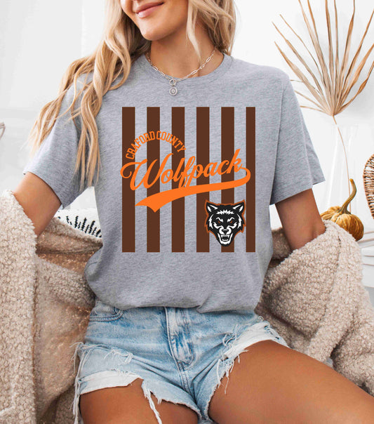 Striped Custom Spirit Wear