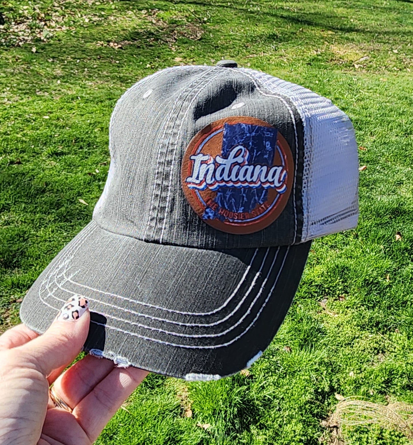 Distressed Indiana Hat