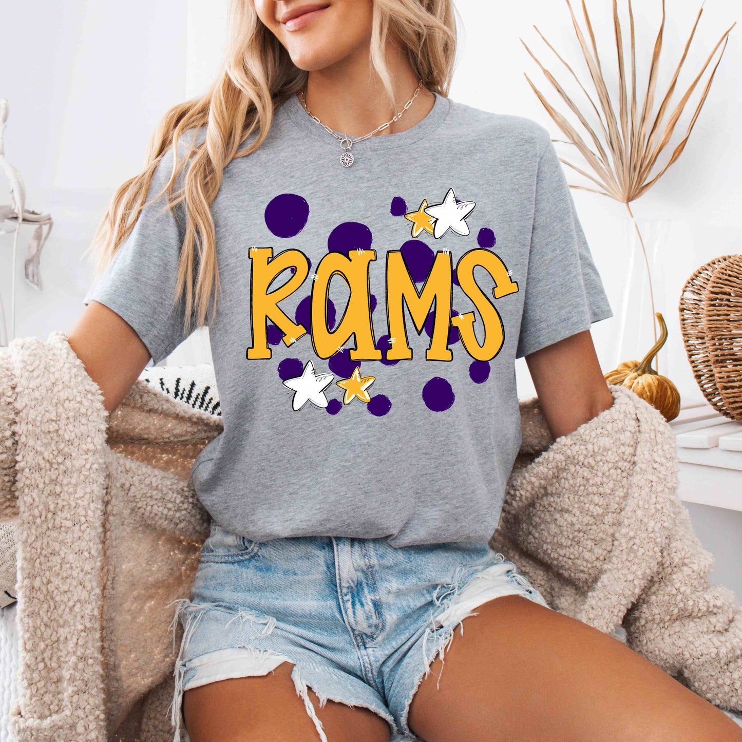 Dots and Stars Customized Spirit Wear