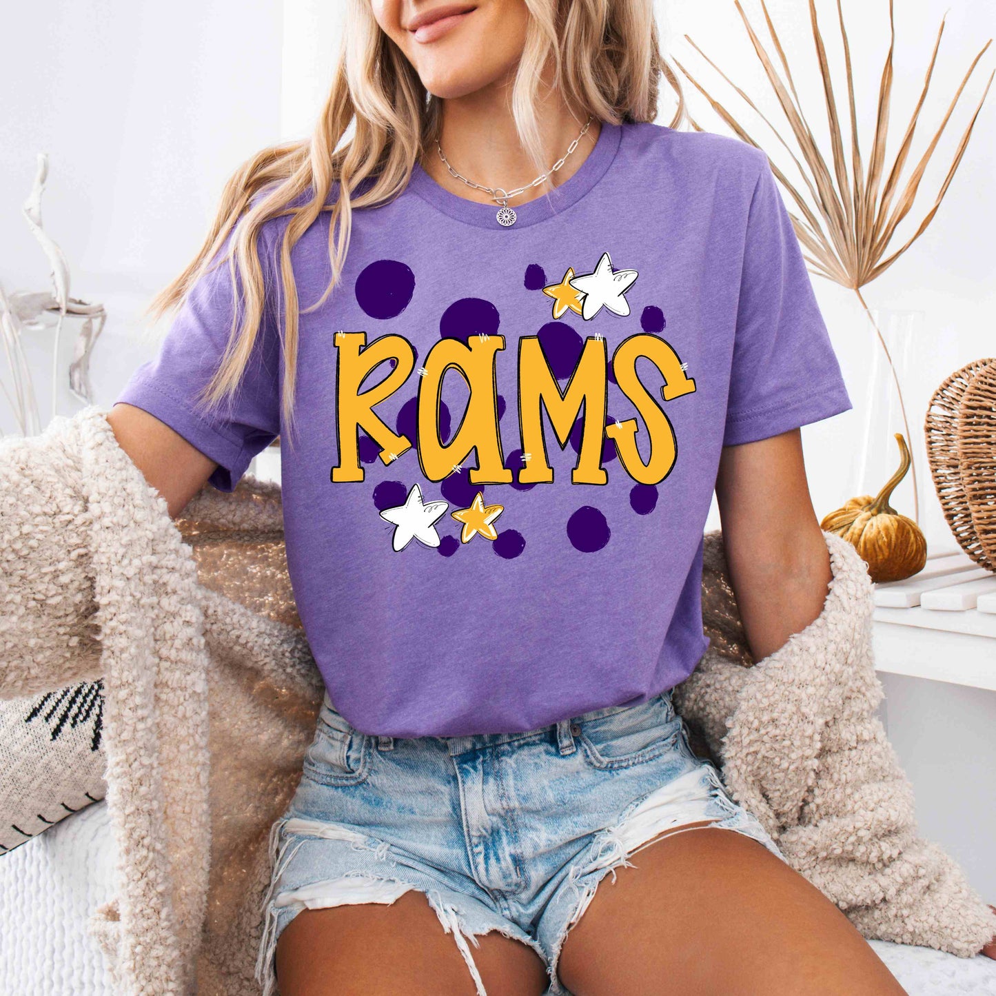 Dots and Stars Customized Spirit Wear