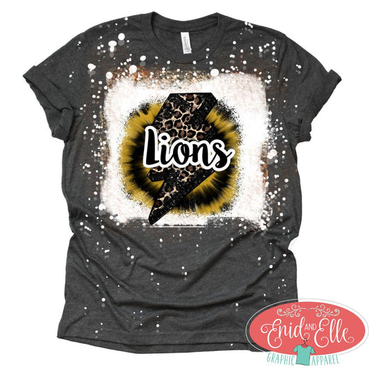 Lions Tie Dye Bolt