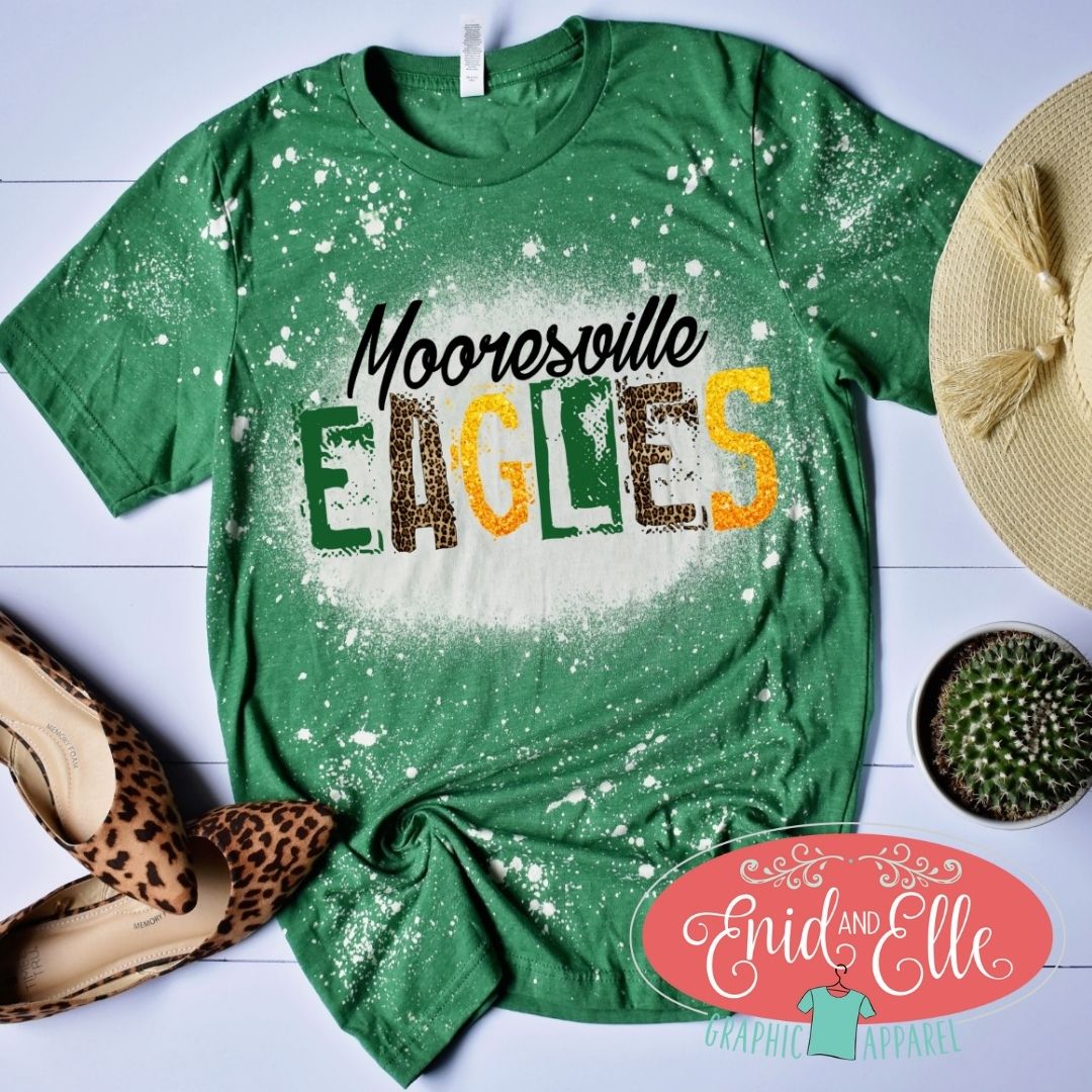 Mooresville Eagles Bleached T-shirt