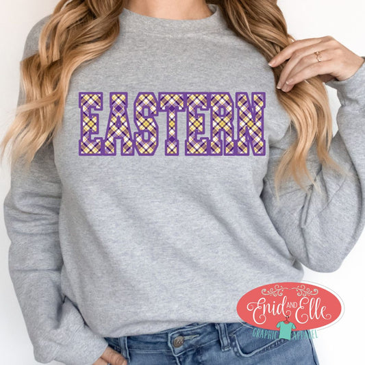 Eastern Plaid Sweatshirt