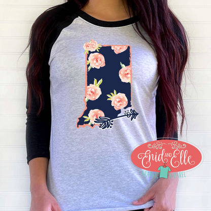 Indiana Floral Raglan Shirt