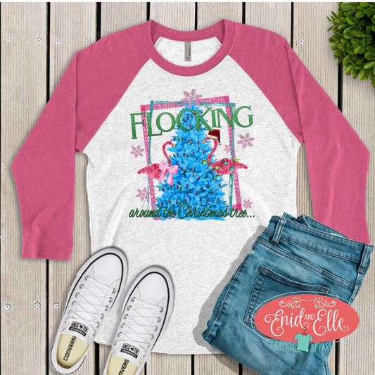 Flocking around the Christmas Tree - Enid & Elle