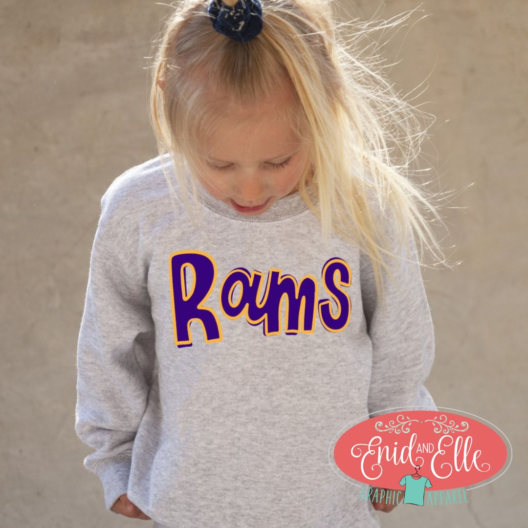 Rams Youth Doodle Sweatshirt