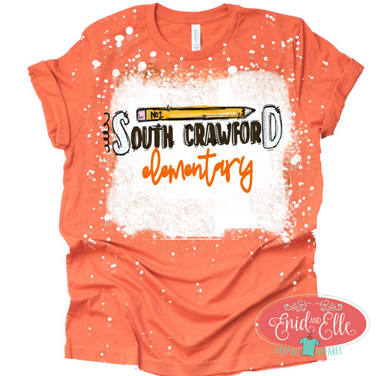 South Crawford Bleached Pencil Shirt