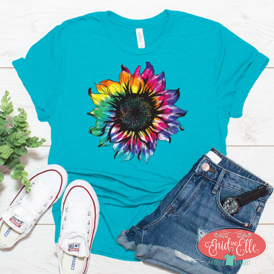 Colorful Sunflower Shirt - Enid & Elle