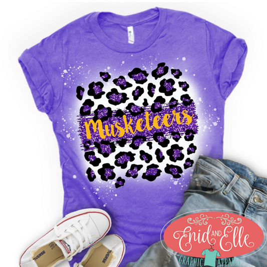 Leopard Musketeer Bleached Shirt
