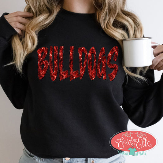 Bulldogs Bling Sweatshirt