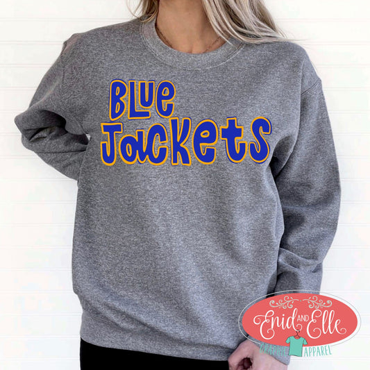 Blue Jackets Doodle Sweatshirt