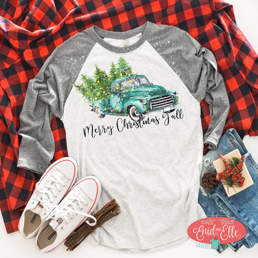 Merry Christmas Old Truck